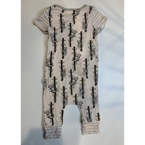 Free Birdees Bamboo Romper 6-12 Months Short Sleeve Baby Pajamas